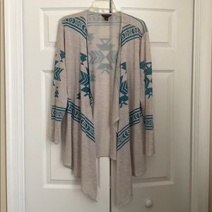 Southwest print cardigan